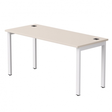 Стол прямой на металлокаркасе, опоры 45 гр Everprof Everprof EVO 254S004 Кашемир Белый