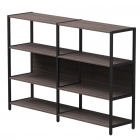 Набор стеллажных систем Everprof Everprof EVO 1 Дуб Пасадена Черный