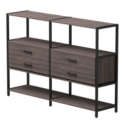 Набор стеллажных систем Everprof Everprof EVO 2 Дуб Пасадена Черный