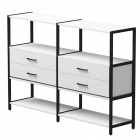 Набор стеллажных систем Everprof Everprof EVO 2 Белый Черный