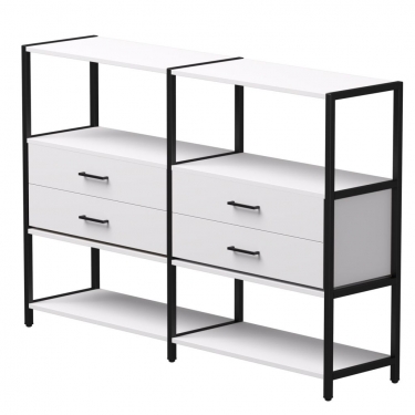 Набор стеллажных систем Everprof Everprof EVO 2 Белый Черный