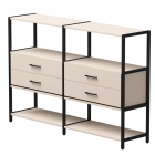 Набор стеллажных систем Everprof Everprof EVO 2 Кашемир Черный