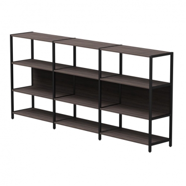 Набор стеллажных систем Everprof Everprof EVO 3 Дуб Пасадена Черный