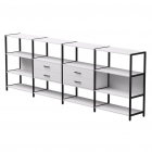 Набор стеллажных систем Everprof Everprof EVO 4 Белый Черный