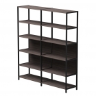 Набор стеллажных систем Everprof Everprof EVO 6 Дуб Пасадена Черный