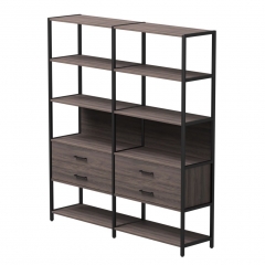 Набор стеллажных систем Everprof Everprof EVO 7 Дуб Пасадена Черный