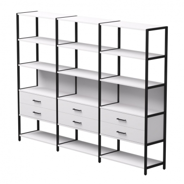 Набор стеллажных систем Everprof Everprof EVO 9 Белый Черный