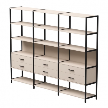 Набор стеллажных систем Everprof Everprof EVO 9 Кашемир Черный