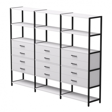 Набор стеллажных систем Everprof Everprof EVO 10 Белый Черный