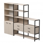 Набор стеллажных систем Everprof Everprof EVO 12 Кашемир Черный