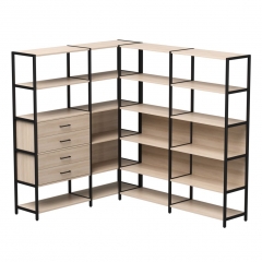 Набор стеллажных систем Everprof Everprof EVO 17 Дуб Соната Черный