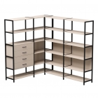 Набор стеллажных систем Everprof Everprof EVO 17 Кашемир Черный