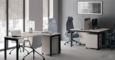 Комплект офисной мебели Everprof Everprof EVO 003 Белый Черный