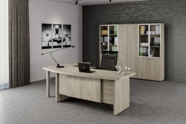 Стол руководителя Норден Wing WN.101.OL Дуб светлый