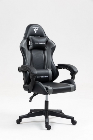 Кресло спортивное Stool Group TopChairs Commander черно-серый