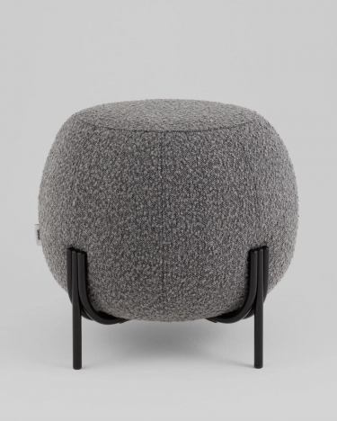 Пуф Stool Group Флик new ткань букле темно-серый