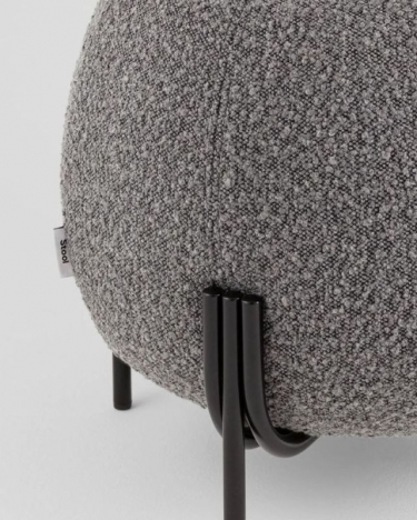 Пуф Stool Group Флик new ткань букле темно-серый