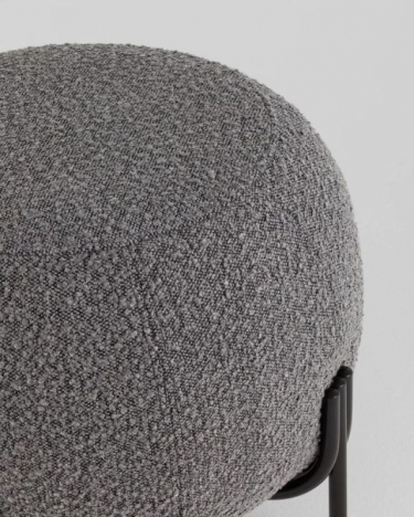 Пуф Stool Group Флик new ткань букле темно-серый
