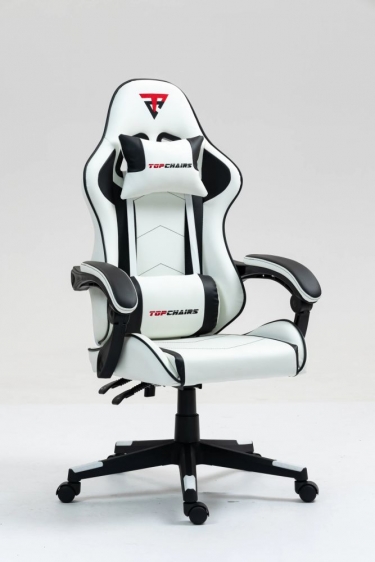 Кресло спортивное Stool Group TopChairs Shadow бело-черный