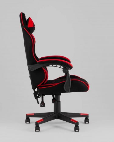 Кресло спортивное Stool Group TopChairs Shadow ткань черно-красный