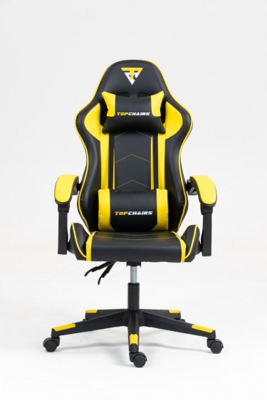 Кресло спортивное Stool Group TopChairs Shadow черно-желтый