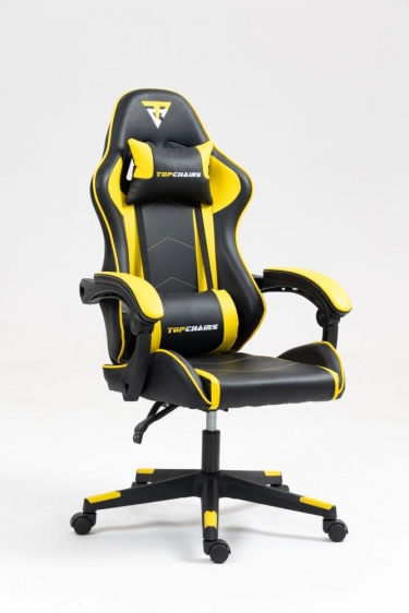 Кресло спортивное Stool Group TopChairs Shadow черно-желтый