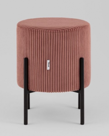 Пуф Stool Group Кейси велюр рельефный коралловый