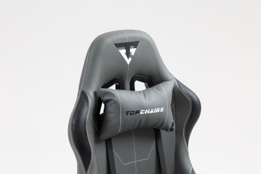 Кресло спортивное Stool Group TopChairs Wyvern серо-черный
