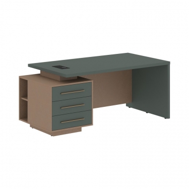Стол руководителя левый Skyland VELION VCT 1890 L Нефрит Кобра