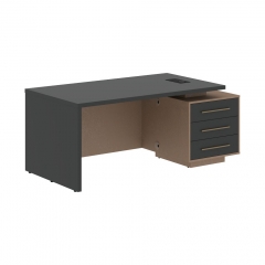 Стол руководителя правый Skyland VELION VCT 1890 R Яшма черный Кобра