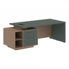 Стол руководителя левый Skyland VELION VCT 2190 L Нефрит Кобра