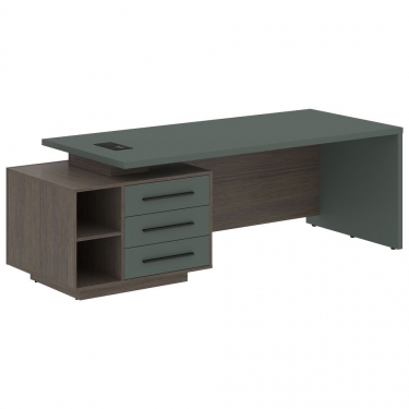 Стол руководителя левый Skyland VELION VCT 2390 L Нефрит Кобра