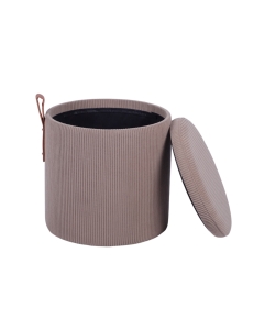 Пуф Stool Group Руни S с ящиком вельвет коричневый