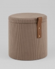 Пуф Stool Group Руни XS с ящиком вельвет коричневый