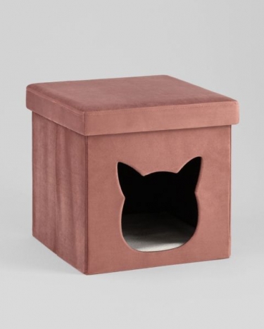 Пуф складной с ящиком Stool Group Store Pet розовый