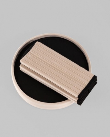 Пуф складной с ящиком Stool Group Store Round бежевый