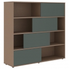 Стеллаж со слайд-дверьми Skyland VELION VMCS 1615 Нефрит Кобра