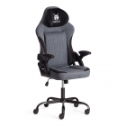 Кресло Tetchair iWolf ткань, черный/серый