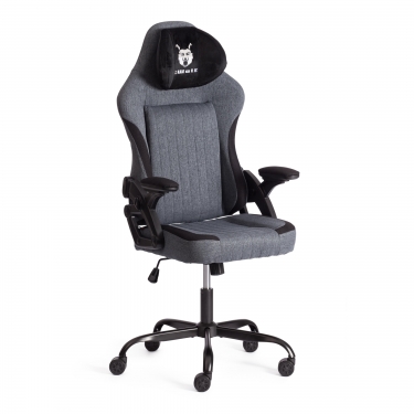 Кресло Tetchair iWolf ткань, черный/серый