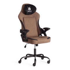 Кресло Tetchair iWolf ткань, черный/коричневый