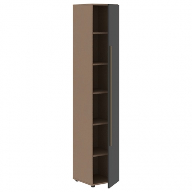 Шкаф-колонка с глухой дверью правый Skyland VELION VHCS 40.1 R Яшма черный Кобра