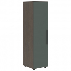 Шкаф-колонка с глухой средней дверью левый Skyland VELION VMCS 40.1 L Нефрит Дуб Сильвер