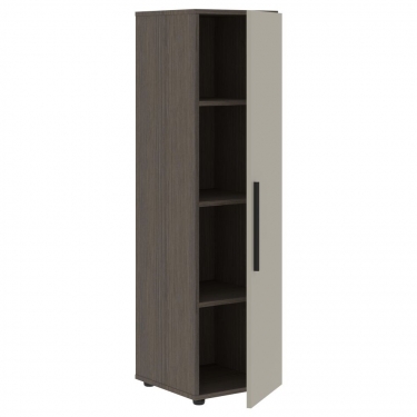 Шкаф-колонка с глухой средней дверью правый Skyland VELION VMCS 40.1 R Аметист Дуб Сильвер