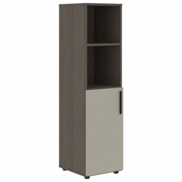 Шкаф-колонка с глухой малой дверью правый Skyland VELION VMCS 40.5 R Аметист Дуб Сильвер