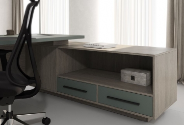 Кабинет руководителя Skyland VELION 1 Нефрит Дуб Сильвер