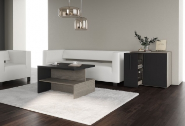 Зона для посетителей Skyland VELION 4 Яшма черный Дуб Сильвер