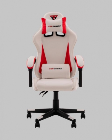 Кресло спортивное Stool Group TopChairs Phantom бело-красный