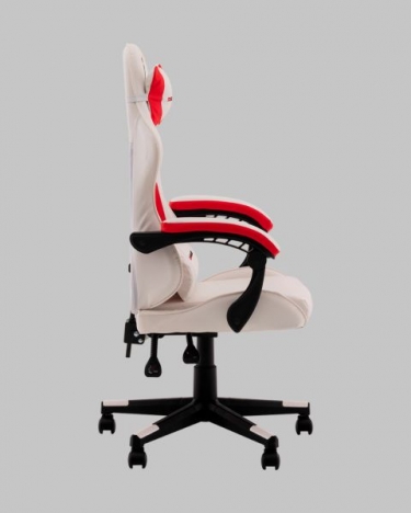 Кресло спортивное Stool Group TopChairs Phantom бело-красный