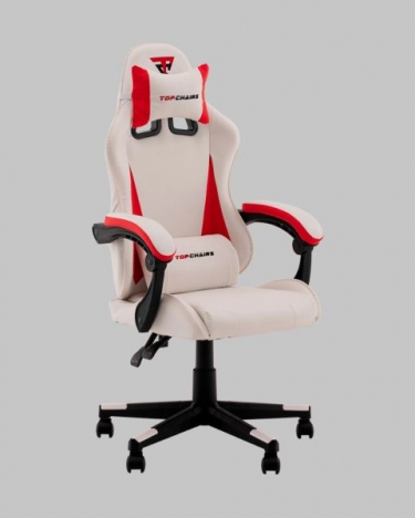 Кресло спортивное Stool Group TopChairs Phantom бело-красный
