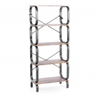 Стеллаж Tetchair WS-04 60x30x140 см, burnt